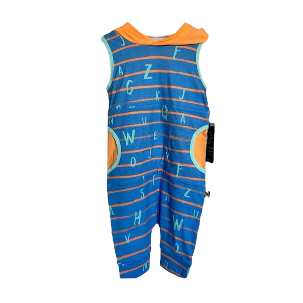 NWT Rags ABC striped romper